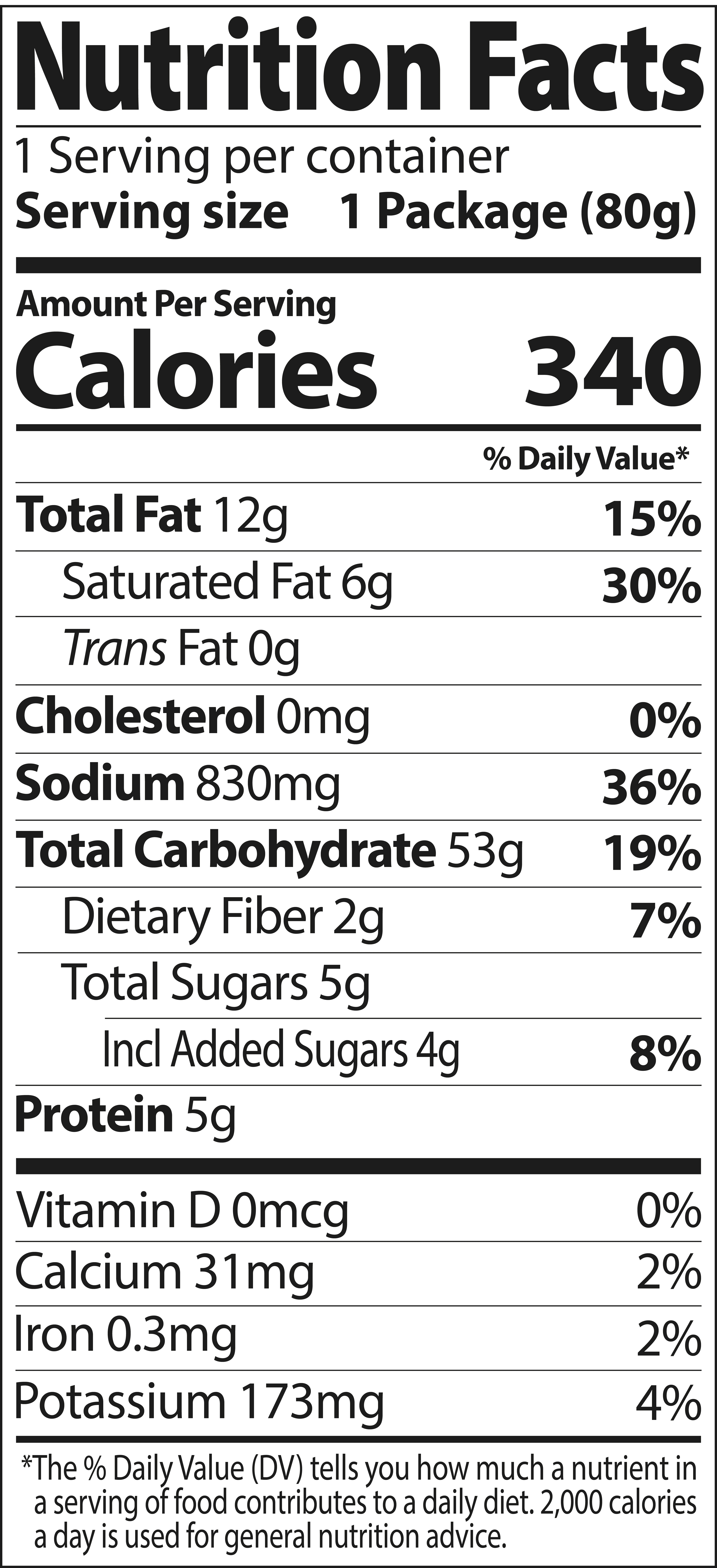 Nutrition Facts